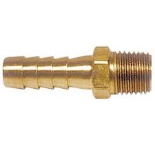 3/8" Hose X 1/2" MPT Brass Hose Barb