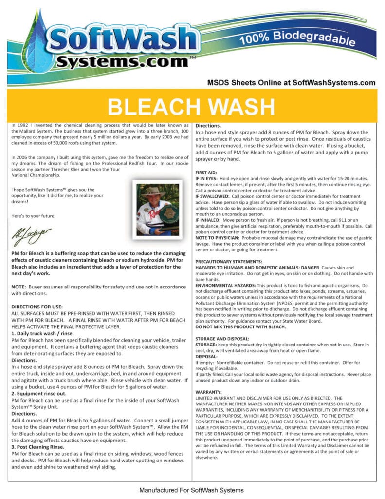 Label-SoftWash -BleachWash