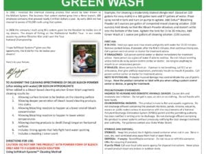 SoftWash Systems™ Green Wash™ Case Of 4 - 1 Gallons