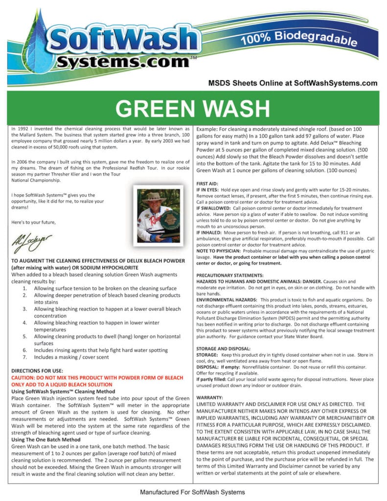 Label-SoftWash -GreenWash