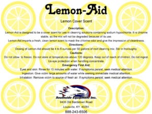 Lemon-Aid Chlorine Masking Scent - Gallon