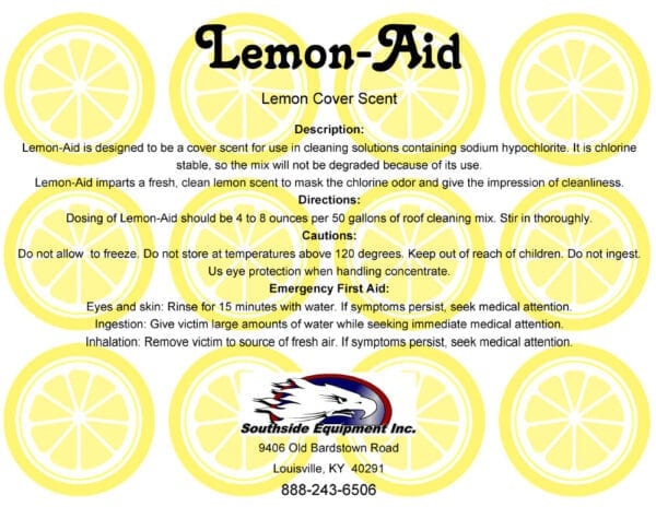 Lemon-Aid Chlorine Masking Scent - Case Of 4 Gallons
