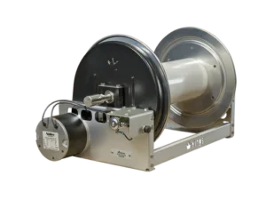 Kings 18" Aluminum Electric Hose Reel with Stainless Steel Manifold
