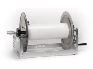 Kings 18" Aluminum Manual Hose Reel with Stainless Steel Manifold
