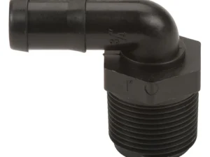3/4" X 1", 90° Poly Hose Barb